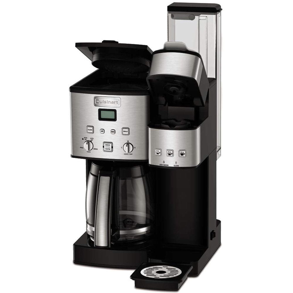Cuisinart SS15 12Cup Coffee Maker & SingleServe Brewer, Stainless