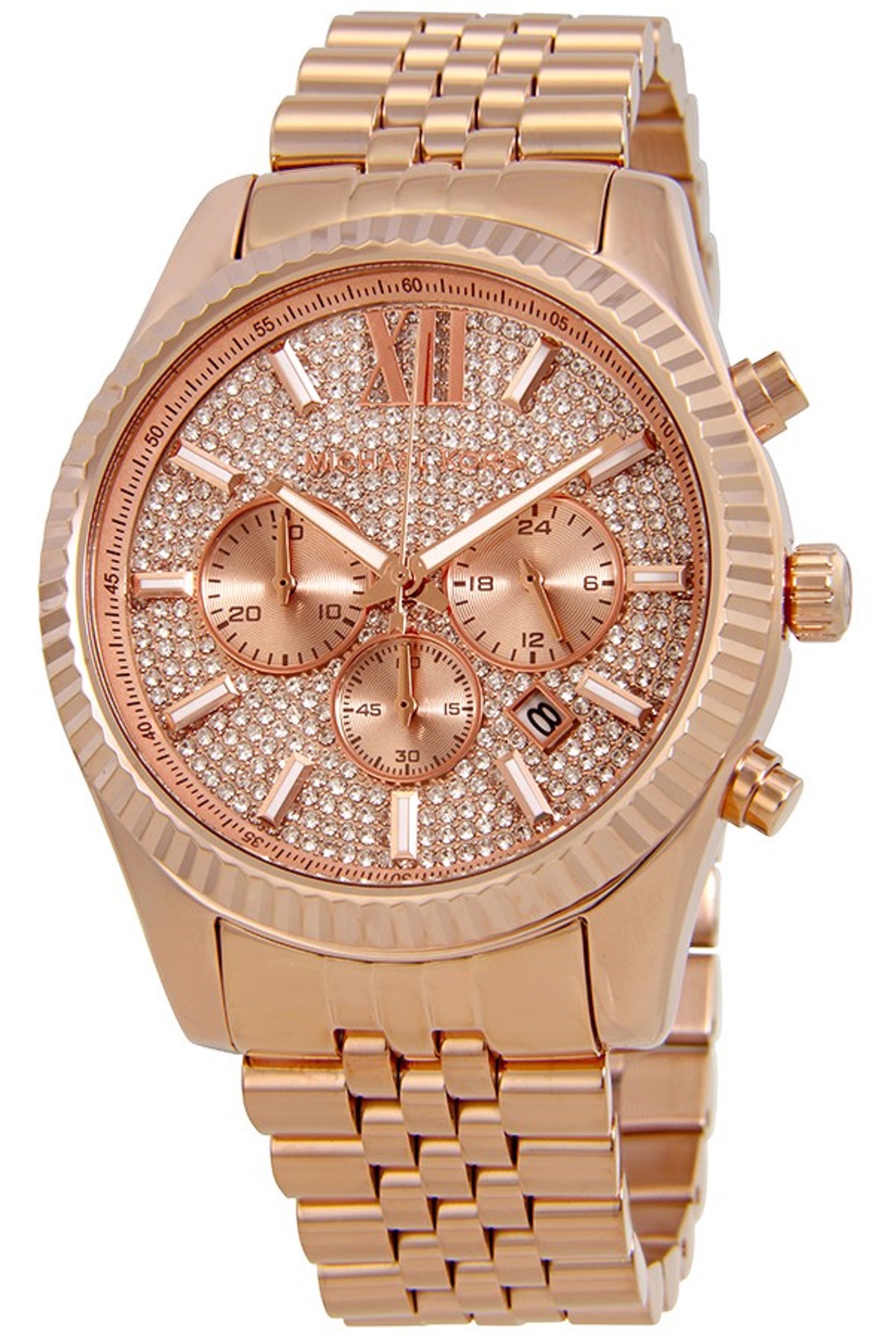 michael kors lexington rose gold