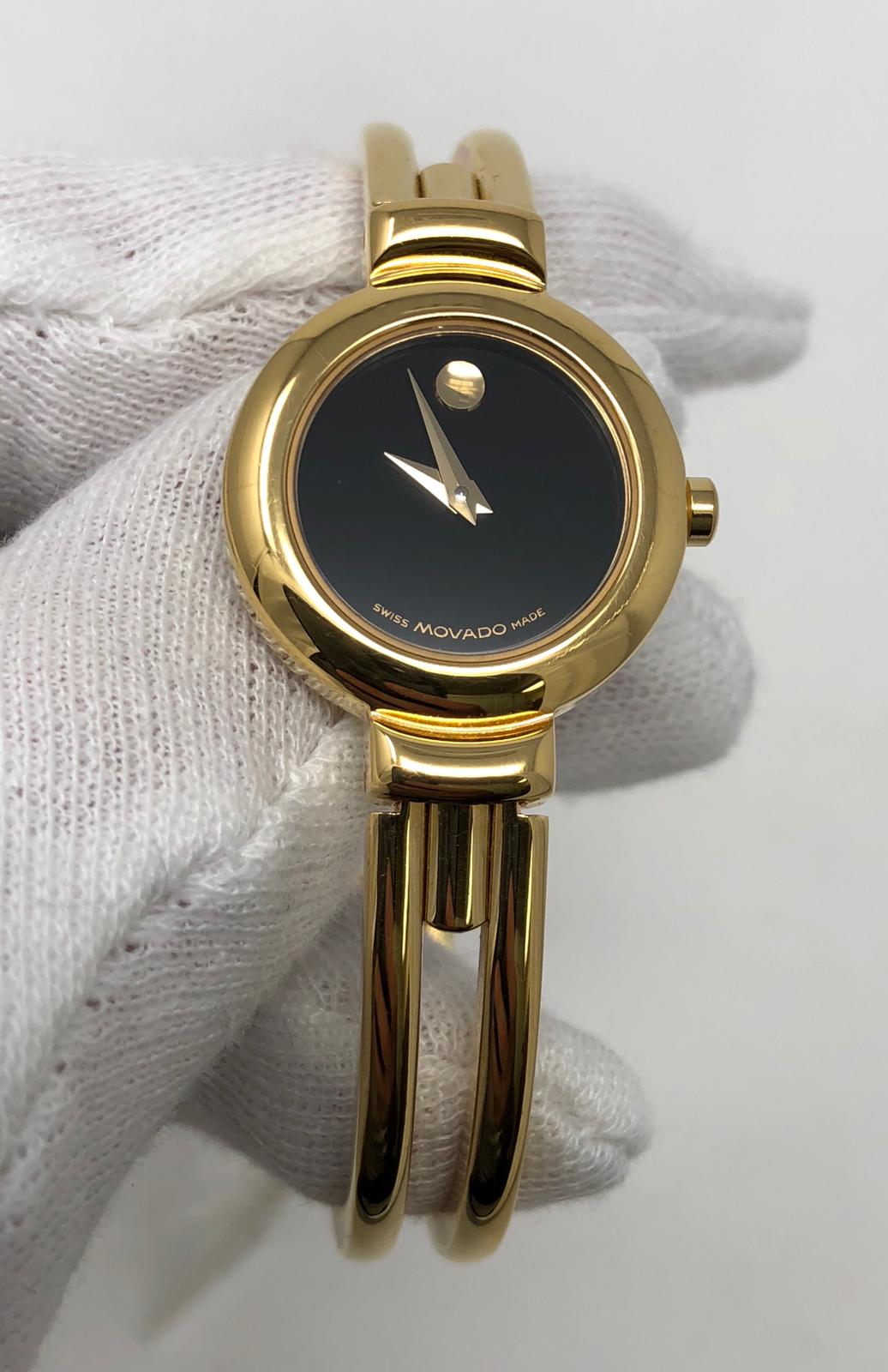 movado women's bangle watch