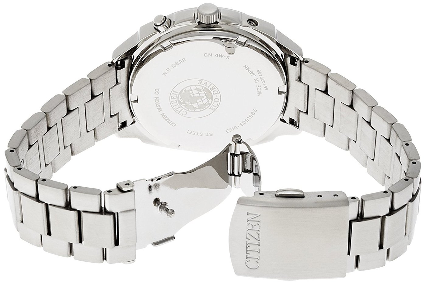 Citizen Eco-Drive Perpetual Calendar Black Dial Silver Men ...