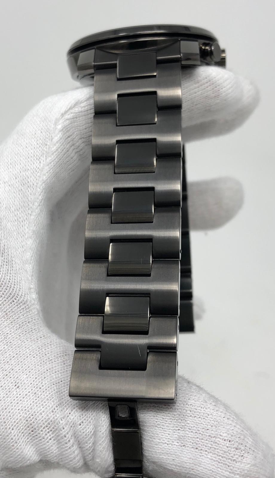 Movado Bold K1 Chronograph 44mm Black Dial Black Steel Men's Watch