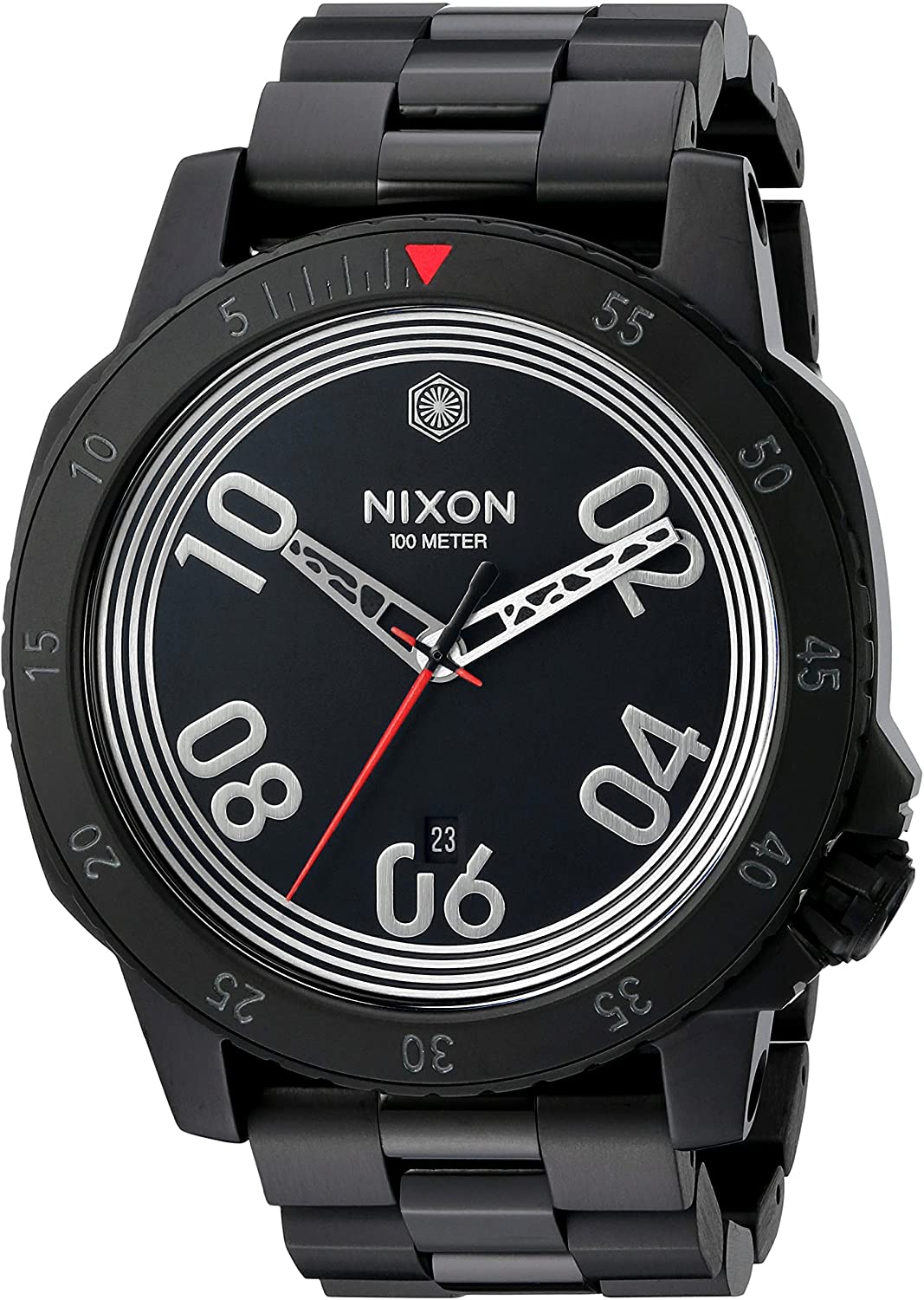 Nixon Ranger Star Wars Kylo Ren 44mm Black Mens Watch A506sw-2444 