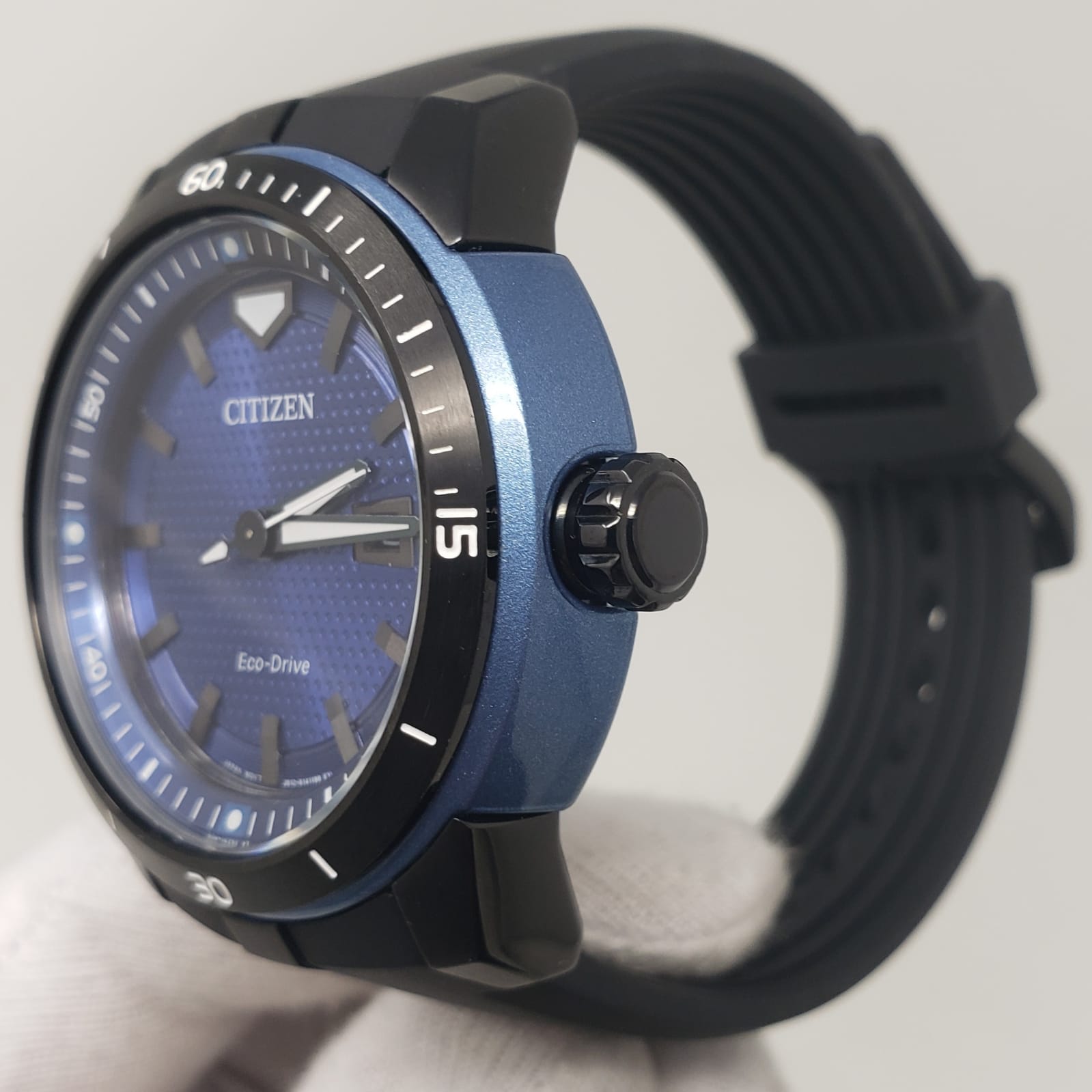 citizen eco drive rubber strap