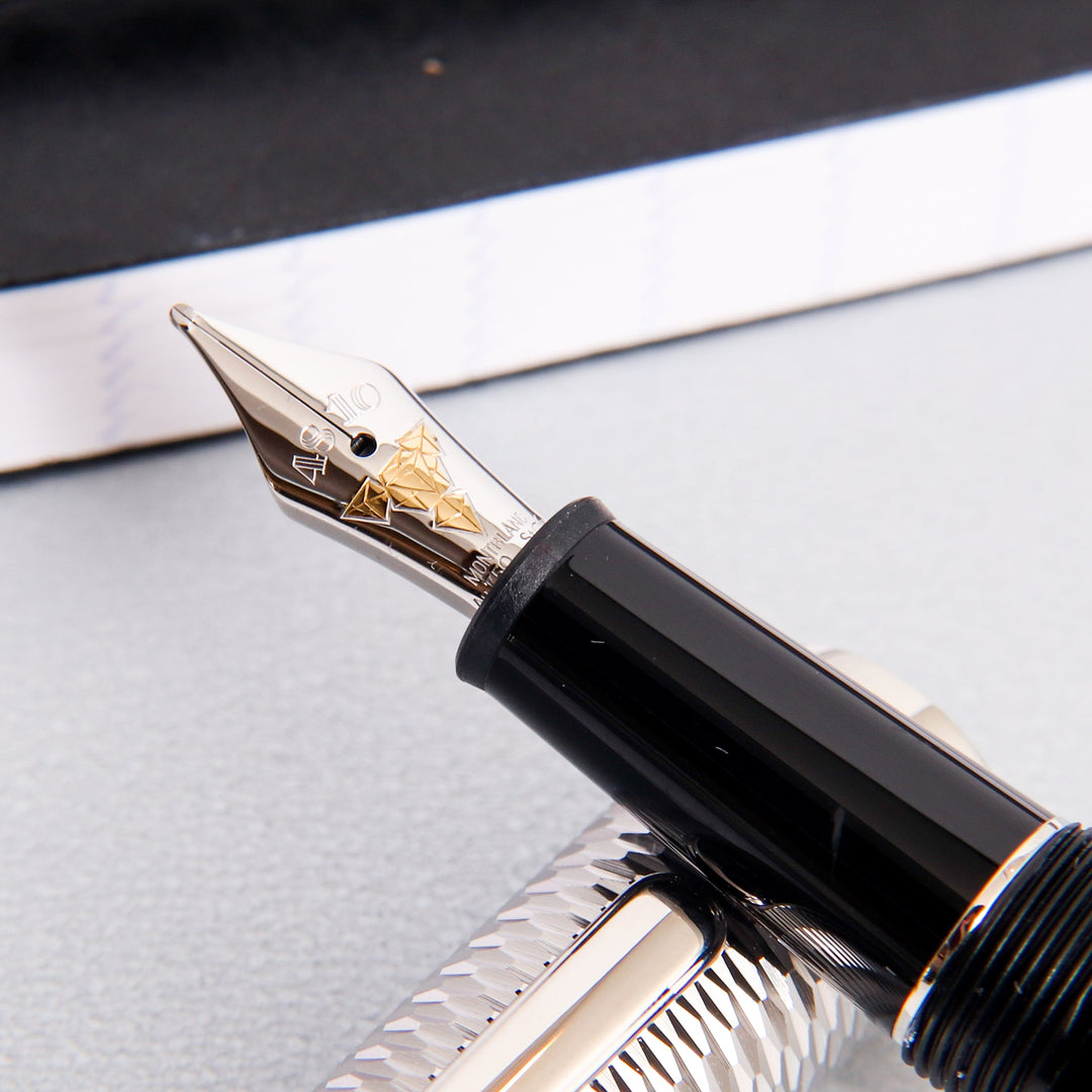 Montblanc Meisterstück Doué Geometry Classique Fountain Pen F Nib