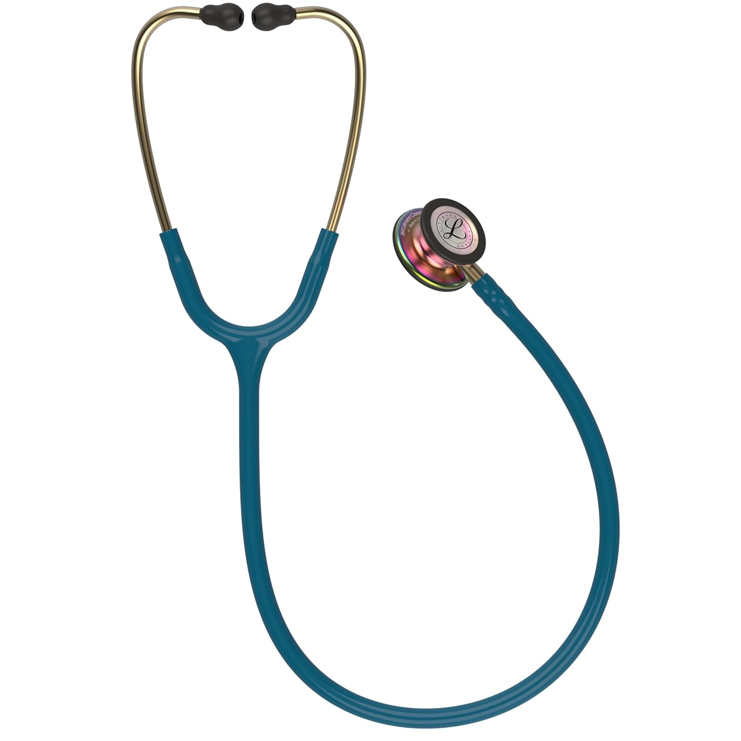 3M Littmann Stethoscope, CLASSIC III, Blue Tube, Brass Stem