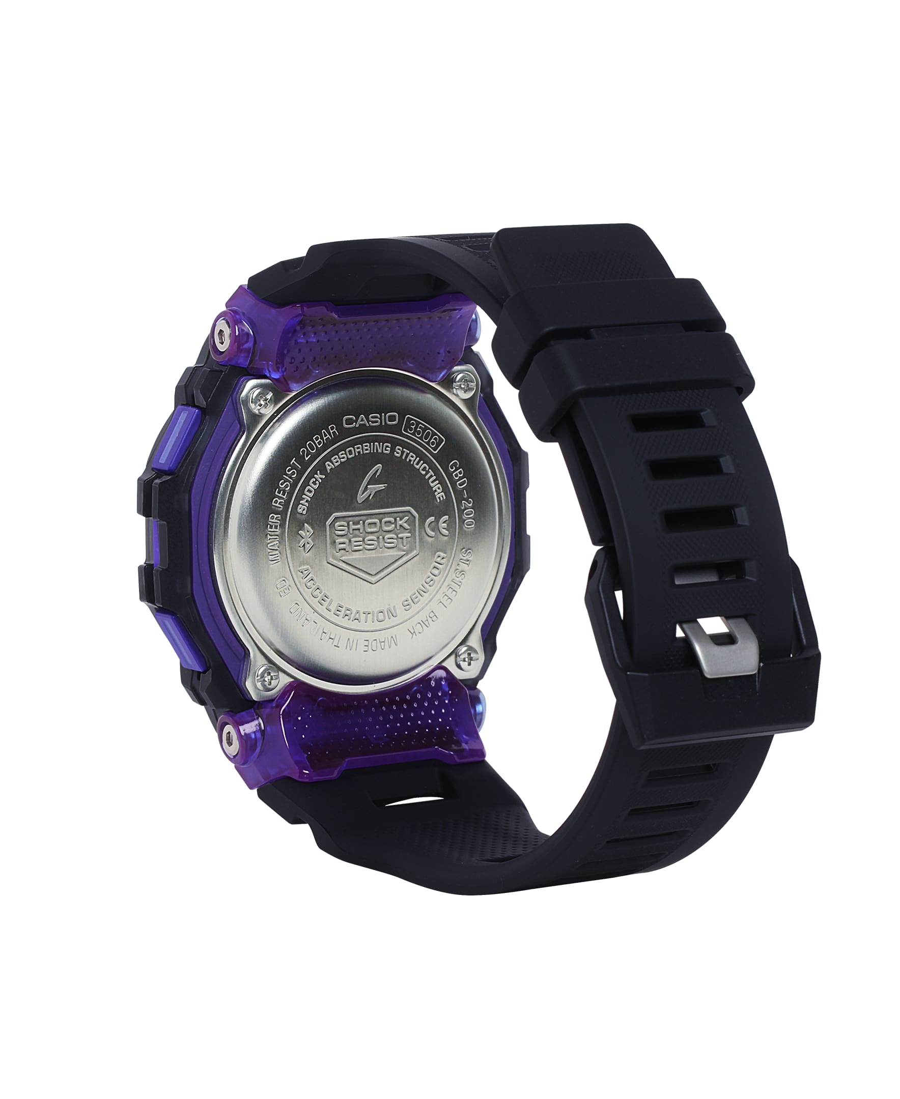 Casio G-Shock Move Bluetooth Transparent Purple Unisex Watch GBD